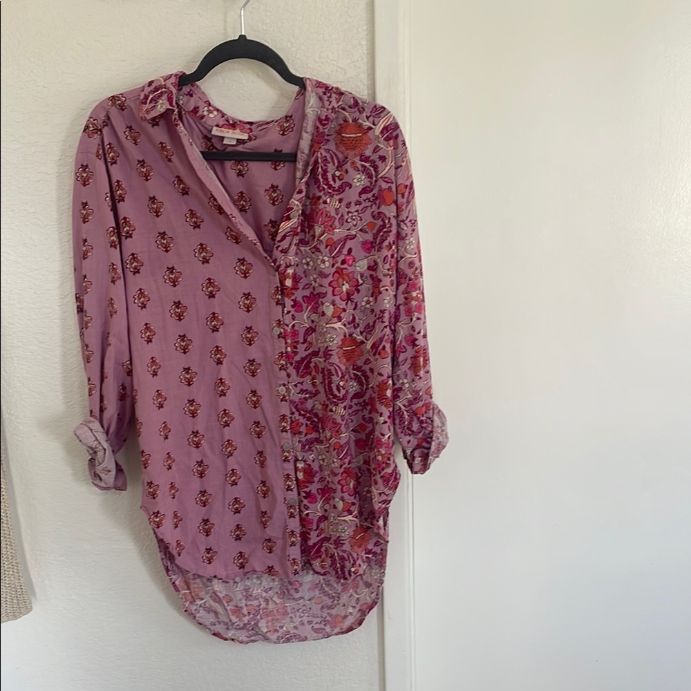 Floral Patchwork Women's Top